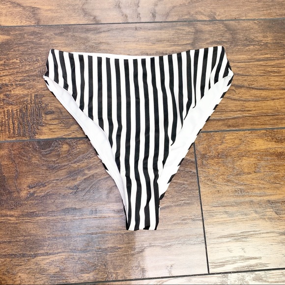 NEW LPA Baby Doll Bottom in Black and White Stripe - Picture 5 of 7